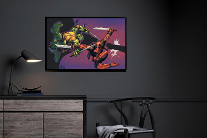 Leo vs Deadpool - Dark Room Panoramic