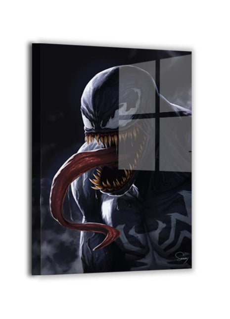 Lethal Instinct wall art featuring Venom (Eddie Brock) — artwork view