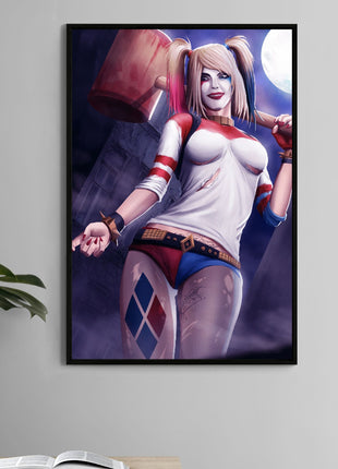 Harley Quinn Mad Love Wall Art acrylic print by Ben Asher