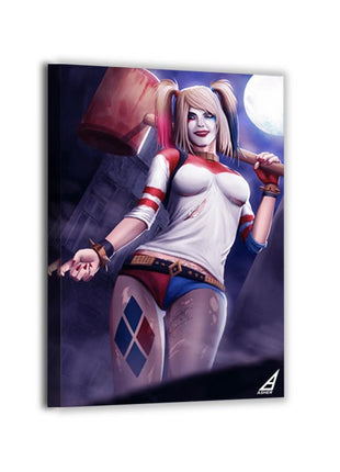 Harley Quinn Mad Love Wall Art gloss canvas print by Ben Asher