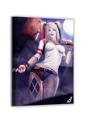 Harley Quinn Mad Love Wall Art dye-sublimated metal print by Ben Asher
