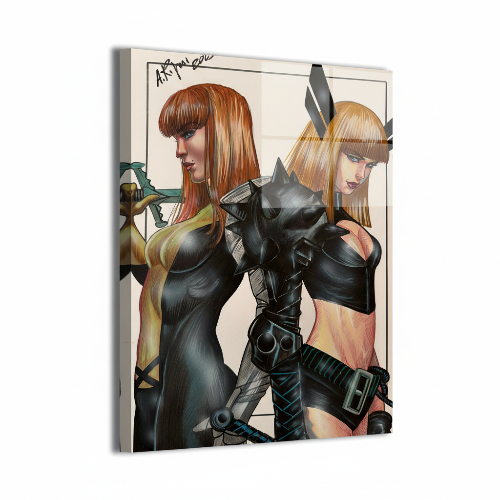 Magik - Glossy Glass on White