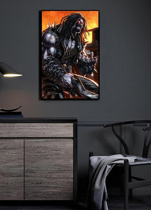 Lobo acrylic wall art by Ryan Pasibe