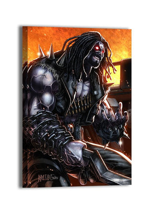 Lobo canvas wall art by Ryan Pasibe
