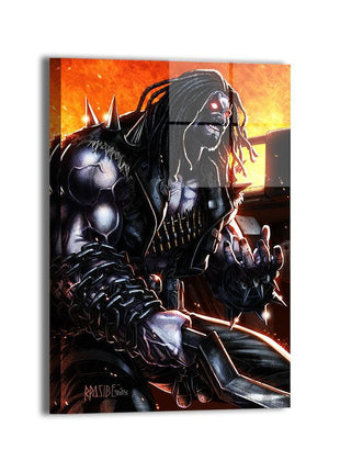 Lobo metal wall art by Ryan Pasibe