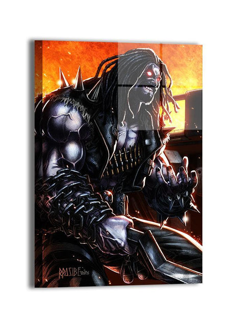 Lobo metal wall art by Ryan Pasibe