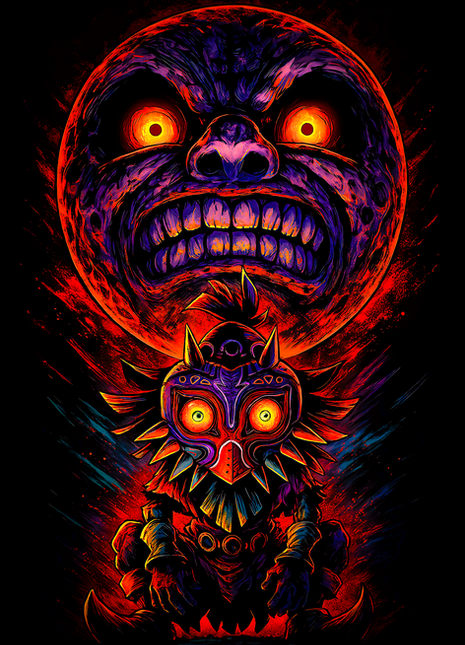 Skull Kid and Majora’s Mask The Legend of Zelda: Majora’s Mask wall art in Acrylic, Canvas and Metal