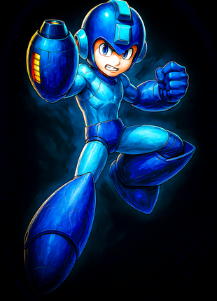 Mega Man Mega Man wall art in Acrylic, Canvas and Metal