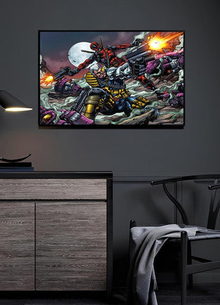 Merc and Mutant Cable and Deadpool — Cable and Deadpool Marvel wall art by Emil Cabaltierra