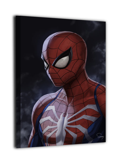 Midnight Crawler Spider-Man wall art — Marvel vertical print by Sam DelaTorre, image 2.