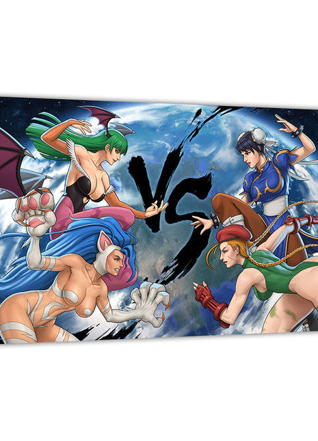 Midnight Showdown Wall Art Acrylic Print, Premium Wall Art by Snapping Turtle Gallery