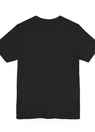 Back view of the black Minecraft Warden Sculk Glow Graphic T-Shirt.