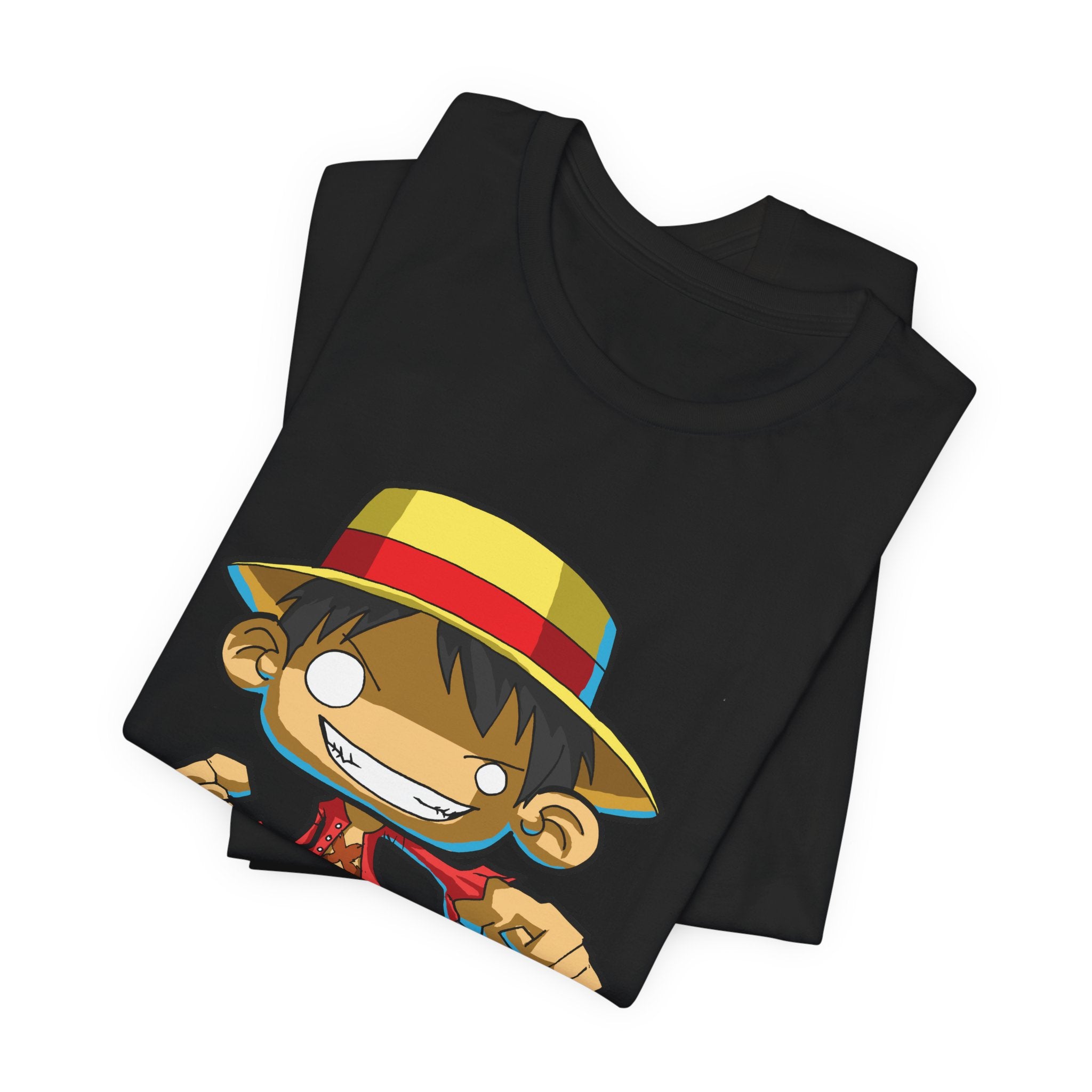 Monkey D. Luffy Chibi Straw Hat Step Graphic T-Shirt | One Piece | STG