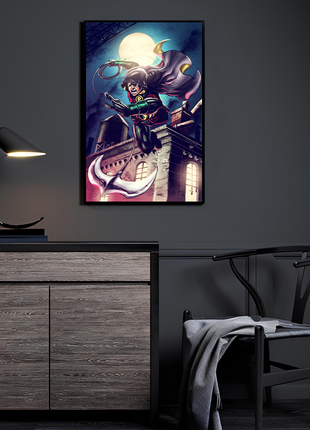 Moonlighting Dick Grayson Robin acrylic wall art by Emil Cabaltierra