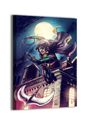 Moonlighting Dick Grayson Robin canvas wall art by Emil Cabaltierra