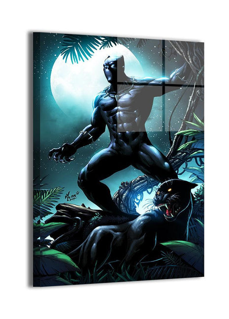 Moonlit Royal Vigil Black Panther Marvel wall art 1 by Vhon Remot