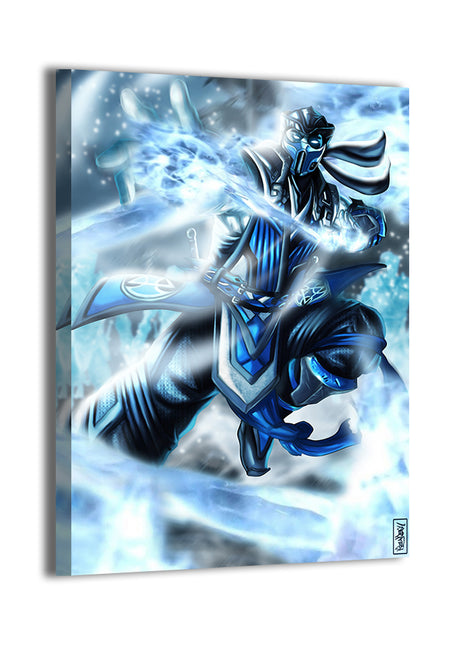 Mortal Kombat Sub-Zero Wall Art Acrylic Print, Premium Wall Art by Snapping Turtle Gallery
