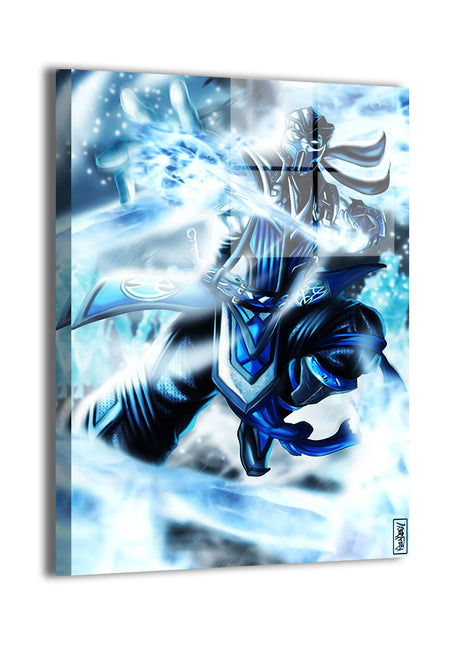 Mortal Kombat Sub-Zero Wall Art Acrylic Print, Premium Wall Art by Snapping Turtle Gallery
