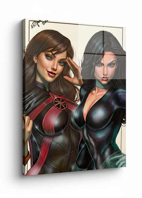 Ms Martian & Donna Troy - Glossy White