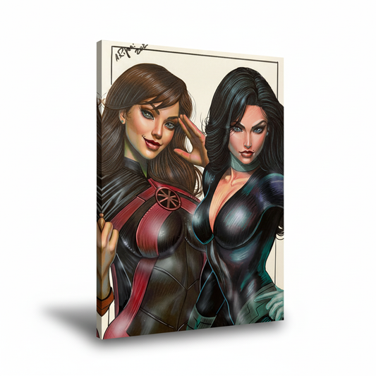 Ms Martian & Donna Troy - Matte White