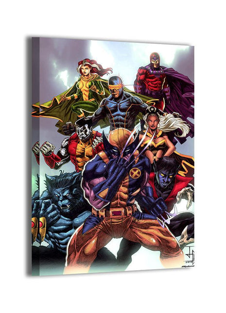 Mutant Heroes X-Men — Magneto, Wolverine, Cyclops, Nightcrawler, Rogue, Colossus, and Beast Marvel wall art by Emil Cabaltierra