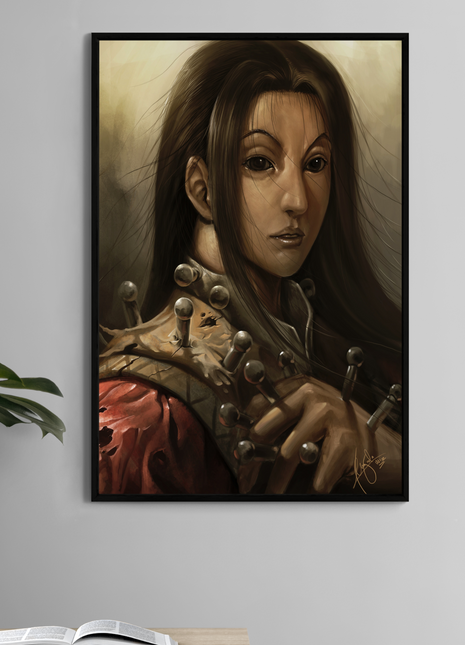  Illumi Zoldyck 11x17 Hunter x Hunter anime print – cold stare and needles