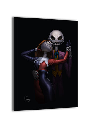 Nightmare Before Christmas Joker Wall Art Acrylic Print, Premium Wall Art by Snapping Turtle Gallery