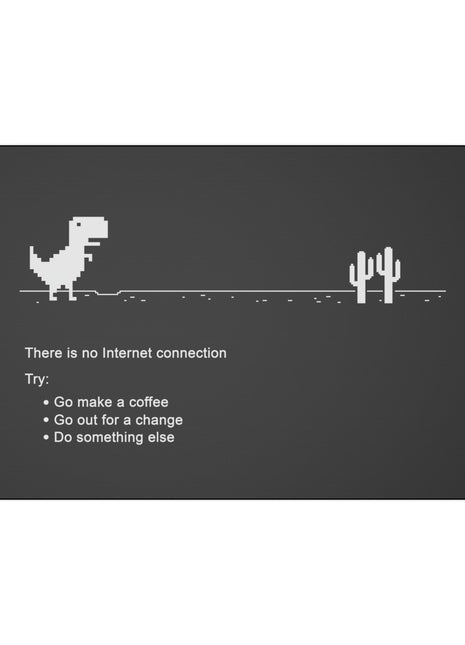 "There Is No Internet Connection Wall Art on premium canvas, acrylic, and metal – front view with witty digital detox message"

