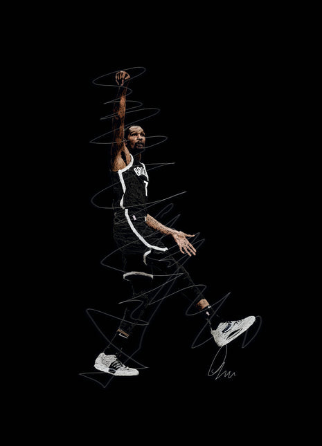 One Arm Above the Game: captures a basketball player suspended in a long diagonal leap with one arm extended straight upward.