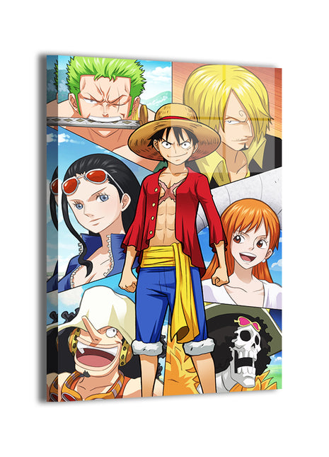 One Piece Heroes Straw Hat Crew Wall Art Acrylic Print, Premium Wall Art by Snapping Turtle Gallery