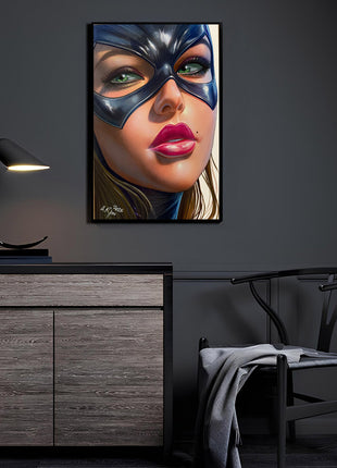 Oracle's Legacy Batgirl Barbara Gordon acrylic wall art by Aurelio Rigoni