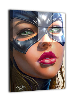 Oracle's Legacy Batgirl Barbara Gordon metal wall art by Aurelio Rigoni