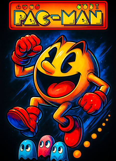 Pac-Man Pac-Man wall art in Acrylic, Canvas and Metal