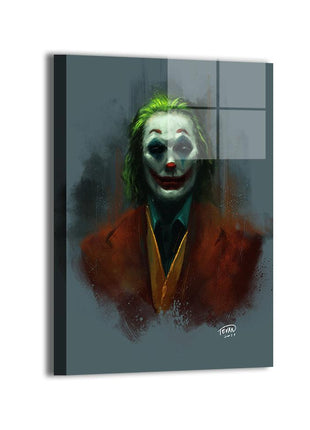 Joker Wall Art dye-sublimated metal print by Kevin Anthony De Castro
