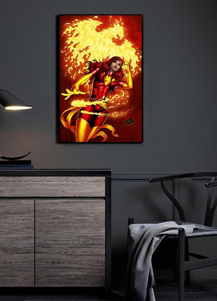 Phoenix Unleashed Dark Phoenix X-Men — Dark Phoenix X-Men Marvel wall art by Richard Bue