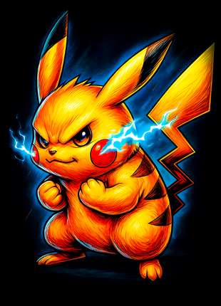 Pikachu Pokémon wall art in Acrylic, Canvas and Metal