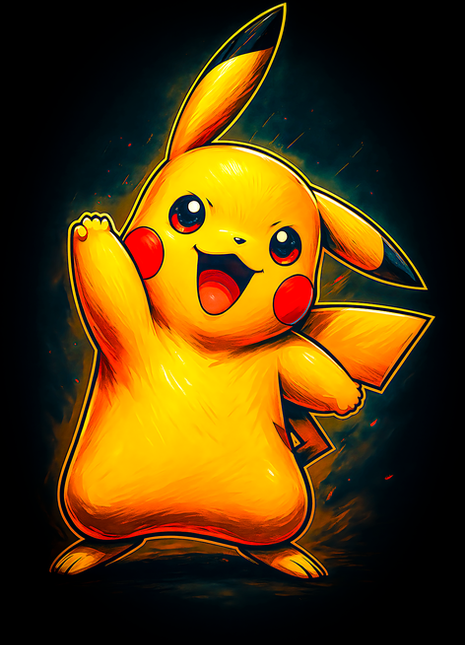 Pikachu Pokémon wall art in Acrylic, Canvas and Metal