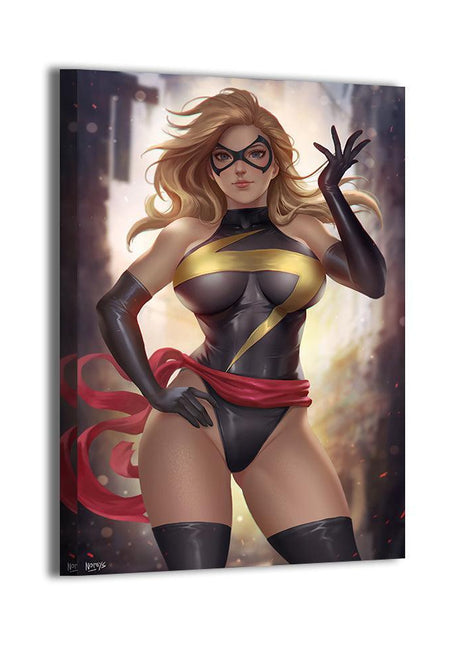 Power Ascendant Captain Marvel (Carol Danvers) Marvel wall art by Nopeys