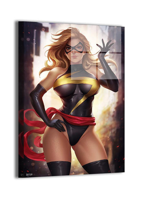 Power Ascendant Captain Marvel (Carol Danvers) Marvel wall art by Nopeys