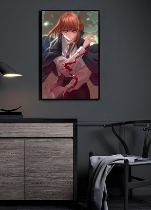 Power Chainsaw man Wall Art Acrylic Print, Premium Wall Art by Snapping Turtle Gallery