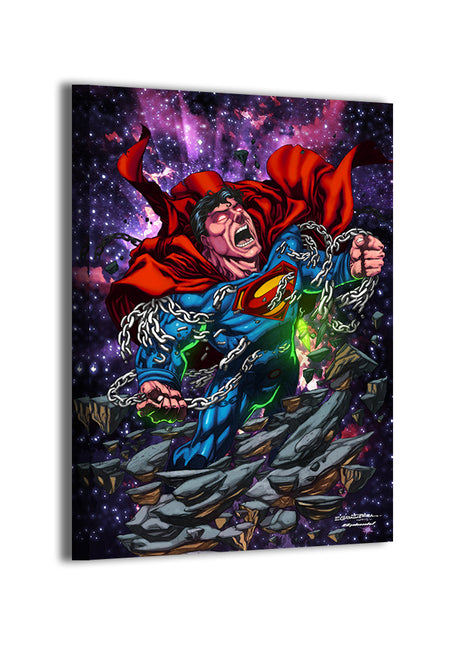 Superman (Clark Kent / Kal-El) canvas wall art by Emil Cabaltierra