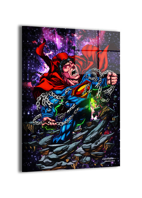 Superman (Clark Kent / Kal-El) metal wall art by Emil Cabaltierra