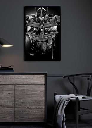Prime Directive Monochrome Wall Art Acrylic Print, Premium Wall Art by Snapping Turtle Gallery