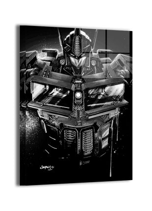 Prime Directive Monochrome Wall Art Acrylic Print, Premium Wall Art by Snapping Turtle Gallery