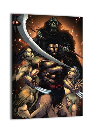 Reaper’s Embrace Wolverine Marvel wall art by Von Randal
