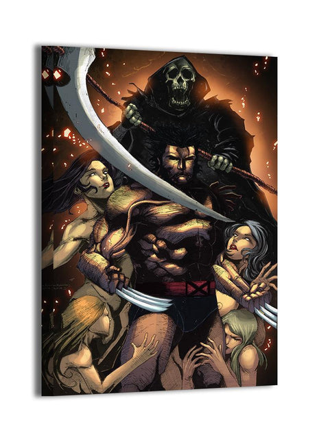 Reaper’s Embrace Wolverine Marvel wall art by Von Randal