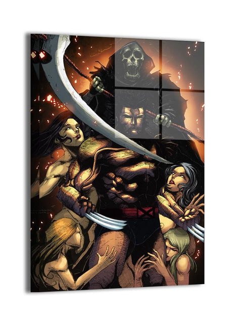 Reaper’s Embrace Wolverine Marvel wall art by Von Randal