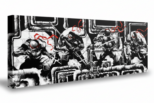 Red Bandana Brotherhood - Matte Canvas Mockup