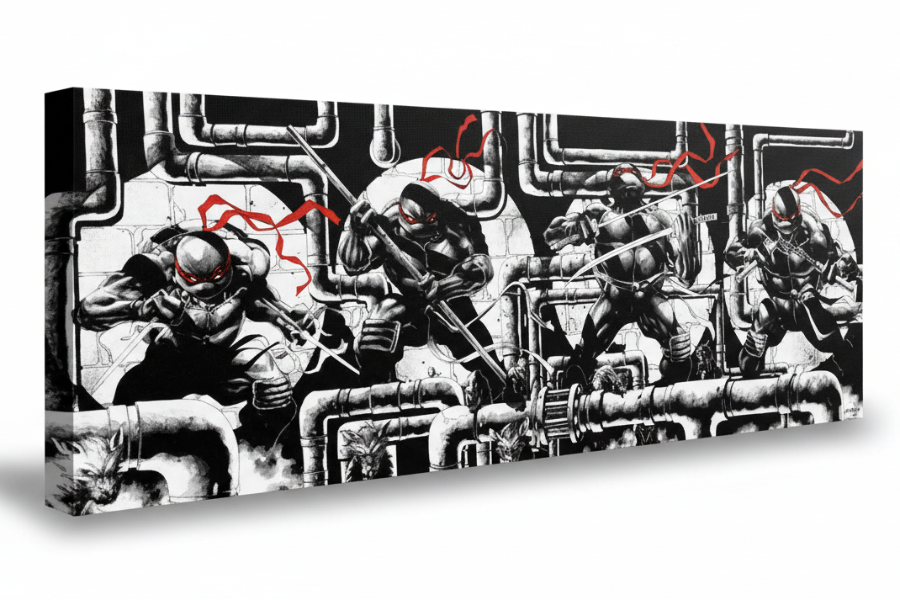 Red Bandana Brotherhood - Matte Canvas Mockup