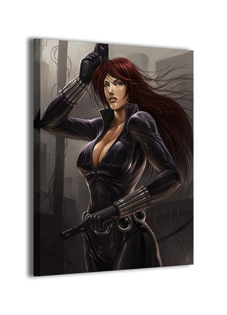 Red Ledger Black Widow — Black Widow Marvel wall art by Wizyakuza (Ceasar)